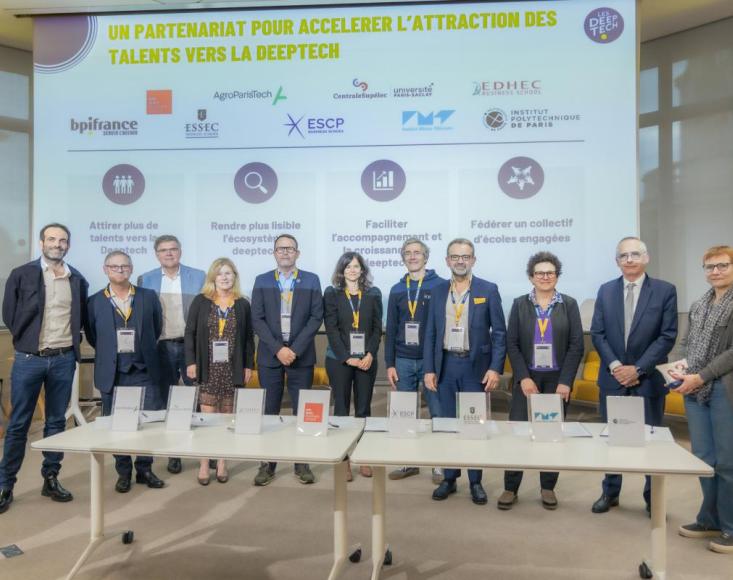 Bpifrance et huit grandes écoles dont CentraleSupélec s’allient pour accélérer l’attraction des talents vers la DeepTech